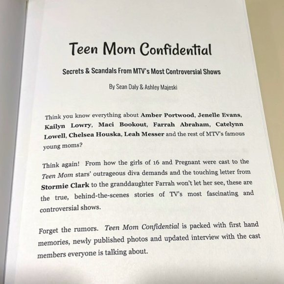 Teen Mom Confidential: Secrets & Scandals From MTV’s Most Controversial Shows - Picture 3 of 8